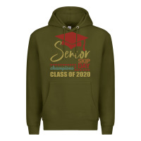 Army Green Senior Skip Day Champions Class Of 2020 Premium Hoodie - Bettercallsaul