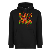 Black black and proud Heavyweight Hoodie - LillyAllenDesigns