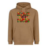 Toasted Coconut black and proud Heavyweight Hoodie - LillyAllenDesigns
