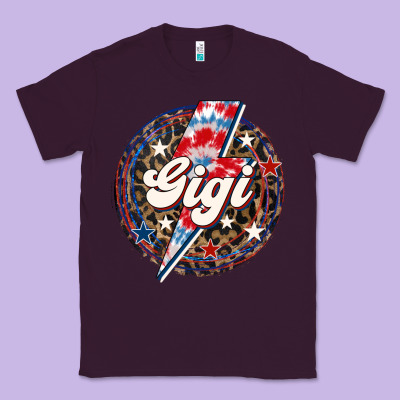 Western Gigi Patriotic 4th Of July Classic Tee Designed By Lillyallendesigns
