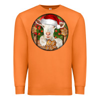 Carrot Baby Cashmere Goat Christmas Premium Sweatshirt - LillyAllenDesigns