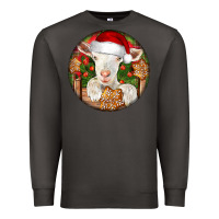 Smoke Baby Cashmere Goat Christmas Premium Sweatshirt - LillyAllenDesigns