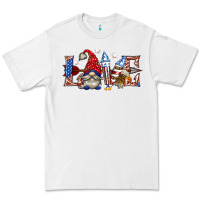 White love 4th july with gnome billie wilder Premium Tee - texasbilliewilder