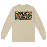 Mushroom western cow turquoise’s white flowers license plate template Long Sleeve Tee - BarkalooDesign