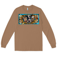 Toasted Coconut western cow turquoise’s white flowers license plate template Long Sleeve Tee - BarkalooDesign