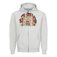 Dove Grey make magic happen everyday Zipper Hoodie - MaliasSmallBusiness