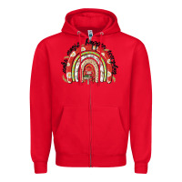 Red make magic happen everyday Zipper Hoodie - MaliasSmallBusiness