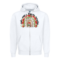 White make magic happen everyday Zipper Hoodie - MaliasSmallBusiness