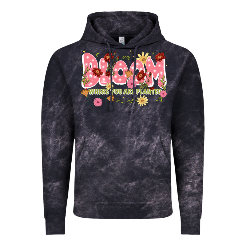 Bloom Where You Are Planted Vintage Hoodie by JahusDesignShop | Teevron