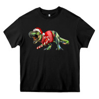 Black t rex christmas Heavy Core Tee - RanaPortraitStore