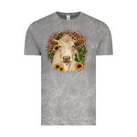 Cloud Rock charolais leopard cactus sunflower Vintage Tee - JahusDesignShop