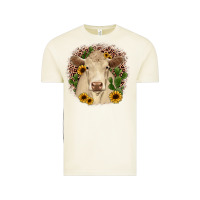 Vintage Arctic charolais leopard cactus sunflower Vintage Tee - JahusDesignShop