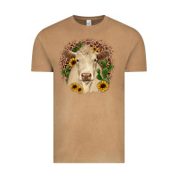 Vintage Camel charolais leopard cactus sunflower Vintage Tee - JahusDesignShop