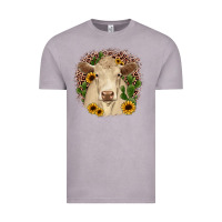 Vintage Zinc charolais leopard cactus sunflower Vintage Tee - JahusDesignShop