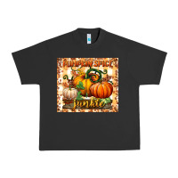 Pigment Black pumpkin spice junkie tumbler Urban Heavy Tee - BundleAndBundleShop