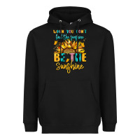 Black when you dont find the sunshine be the sunshine Heavyweight Hoodie - LillyAllenDesigns