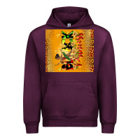 Mauve Wine black princess Urban Hoodie - CowGirlArtShop