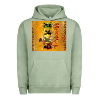Pigment Oil Green black princess Urban Hoodie - CowGirlArtShop