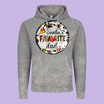 Christmas  Santas Favourite Vintage Hoodie Designed By Adodesignshop