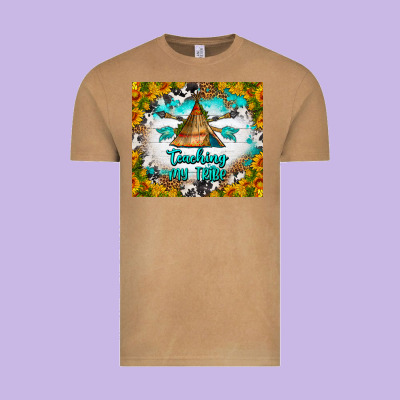 Teaching My Tribe Tumbler Vintage Tee Designed By Bundleandbundleshop