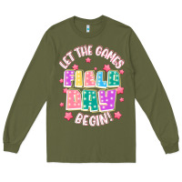 Army Green field day let the games begin Long Sleeve Tee - JahusDesignShop