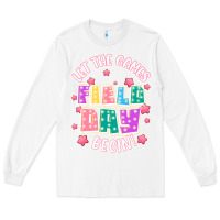 White field day let the games begin Long Sleeve Tee - JahusDesignShop