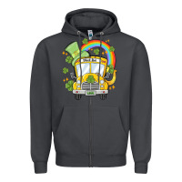 Smoke st. patrick's day school bus Zipper Hoodie - MaliasSmallBusiness
