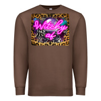 Chestnut Witchy Af Crystal Ball Premium Sweatshirt - LillyAllenDesigns