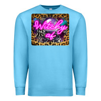 Ocean Blue Witchy Af Crystal Ball Premium Sweatshirt - LillyAllenDesigns