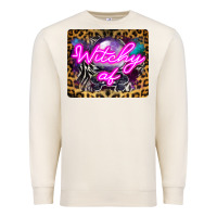 Sandshell Witchy Af Crystal Ball Premium Sweatshirt - LillyAllenDesigns