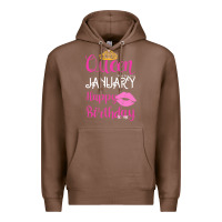 Chestnut Queen Was Born İn January Happy Birthday Premium Hoodie - Bettercallsaul