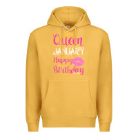Mustard Queen Was Born İn January Happy Birthday Premium Hoodie - Bettercallsaul
