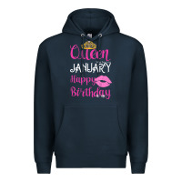 Navy Queen Was Born İn January Happy Birthday Premium Hoodie - Bettercallsaul