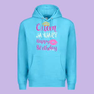 Queen Was Born İn January Happy Birthday Premium Hoodie Designed By Bettercallsaul