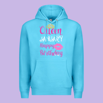 Queen Was Born İn January Happy Birthday Premium Hoodie Designed By Bettercallsaul