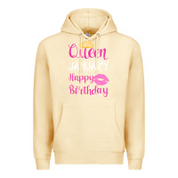 Pina Colada Queen Was Born İn January Happy Birthday Premium Hoodie - Bettercallsaul