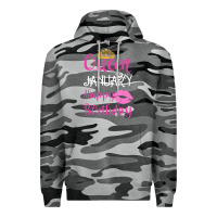 Slate Camo Queen Was Born İn January Happy Birthday Premium Hoodie - Bettercallsaul