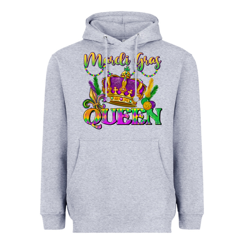 Mardi Gras Queen Heavyweight Hoodie by LillyAllenDesigns | Teevron