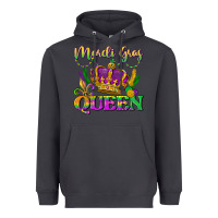 Smoke mardi gras queen Heavyweight Hoodie - LillyAllenDesigns