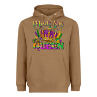Toasted Coconut mardi gras queen Heavyweight Hoodie - LillyAllenDesigns