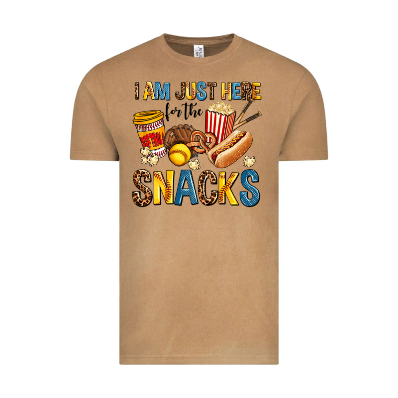 I Am Just Here For The Snacks Vintage Tee by AdoDesignShop | Teevron