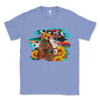 Colony Blue horse with sunflowers Classic Tee - Artiststas