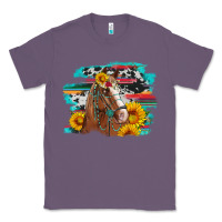 Lavender horse with sunflowers Classic Tee - Artiststas