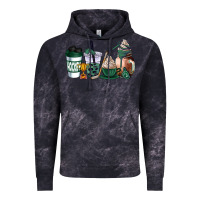 Cloud Black hunter green hockey coffee cups Vintage Hoodie - AdoDesignShop