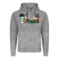 Cloud Rock hunter green hockey coffee cups Vintage Hoodie - AdoDesignShop