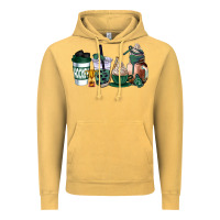 Vintage Mustard hunter green hockey coffee cups Vintage Hoodie - AdoDesignShop