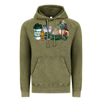 Vintage Olive hunter green hockey coffee cups Vintage Hoodie - AdoDesignShop
