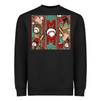 Black baseball mom Heavyweight Sweatshirt - Jasminsmagicworld