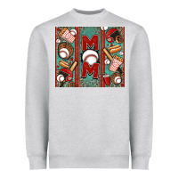 Heather Grey baseball mom Heavyweight Sweatshirt - Jasminsmagicworld