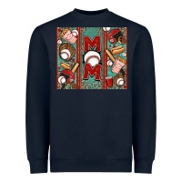 Navy baseball mom Heavyweight Sweatshirt - Jasminsmagicworld
